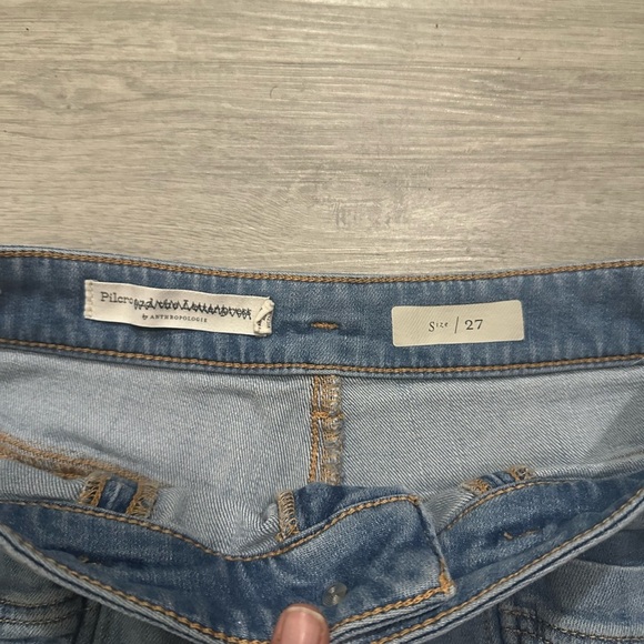 Pilcro Light Blue distressed Denim Jeans Sz 27 - Picture 6 of 7